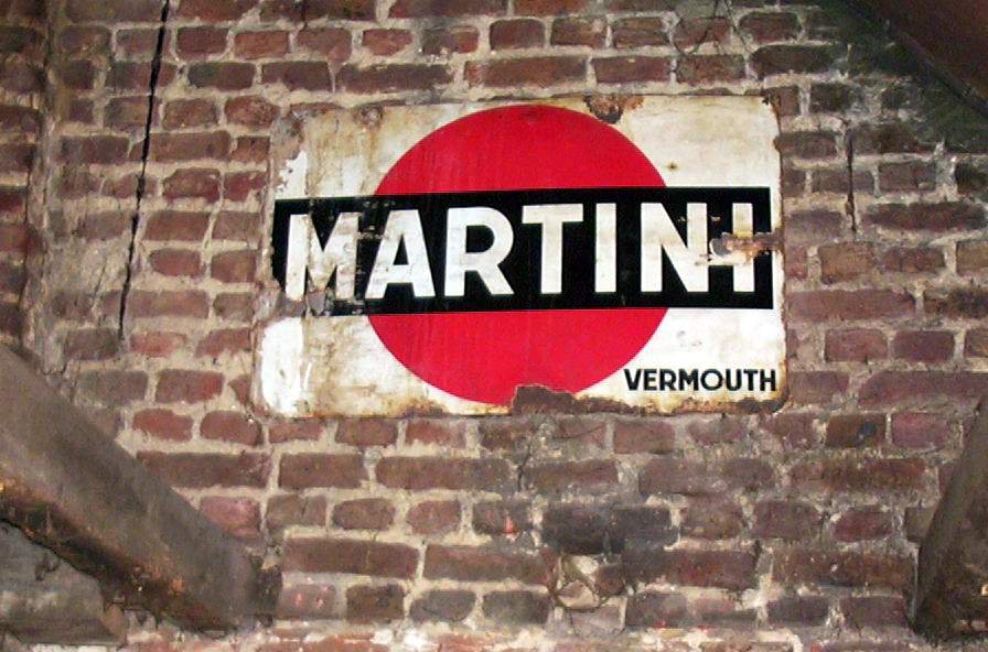 emaille bord 04 Martini