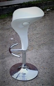 barkruk SWAN wit - Afbeelding 2