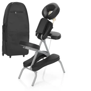 ZenGrowth Inklapbare Massagestoel Valo Zwart