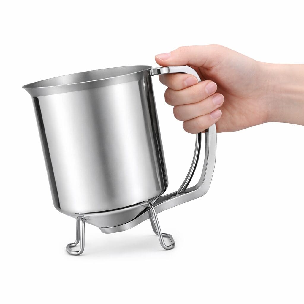 Gietdispenser Compact RVS 600ML - Afbeelding 3