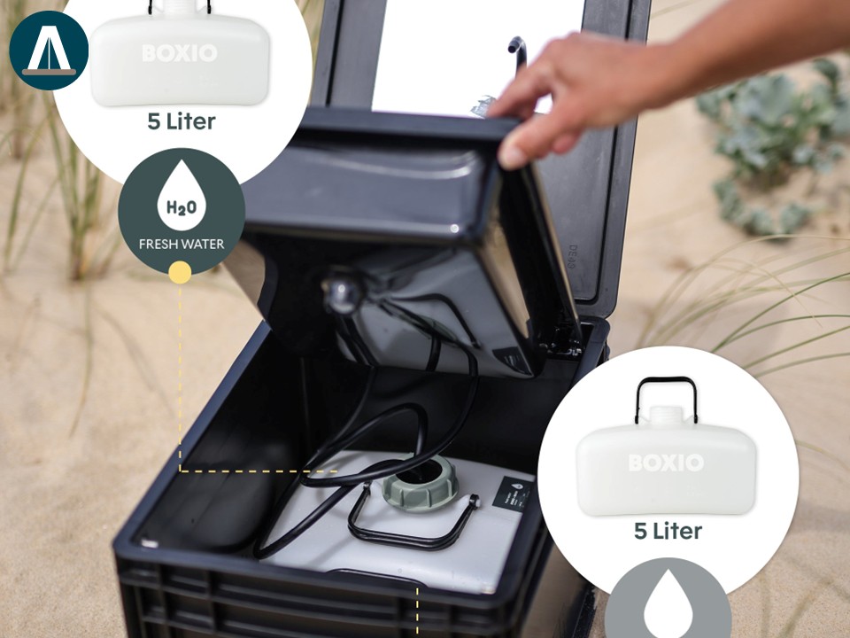 Boxio Camping Wasbak (Wash Plus) - Afbeelding 7