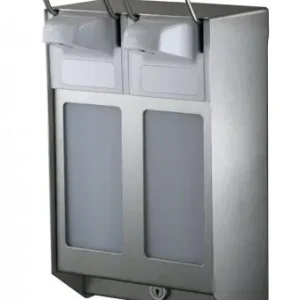 MediQo-line DUO Zeep- & desinfectiemiddeldispenser 500 ml KB RVS