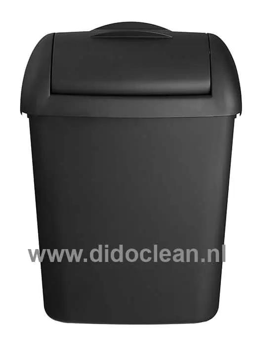 Dames Mini Hygienebak zwart 8 liter
