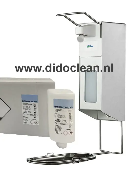 Desinfectie Dispenser inclusief 12 navullingen handalcohol