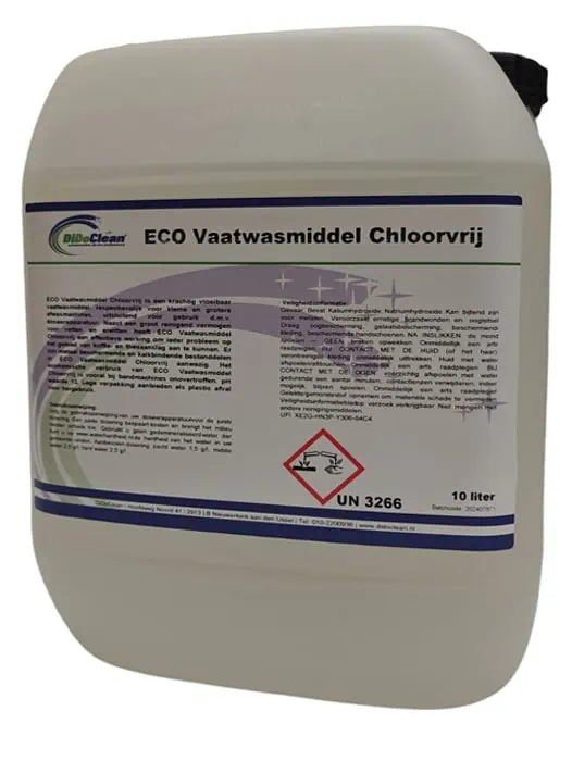 DiDoClean ECO Vaatwasmiddel Chloorvrij Vloeibaar 10L