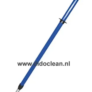 Ergonomische telescoopsteel aluminium blauw