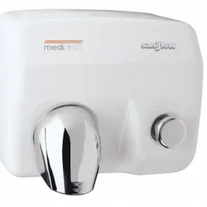 Mediclinics Handendroger wit drukknop