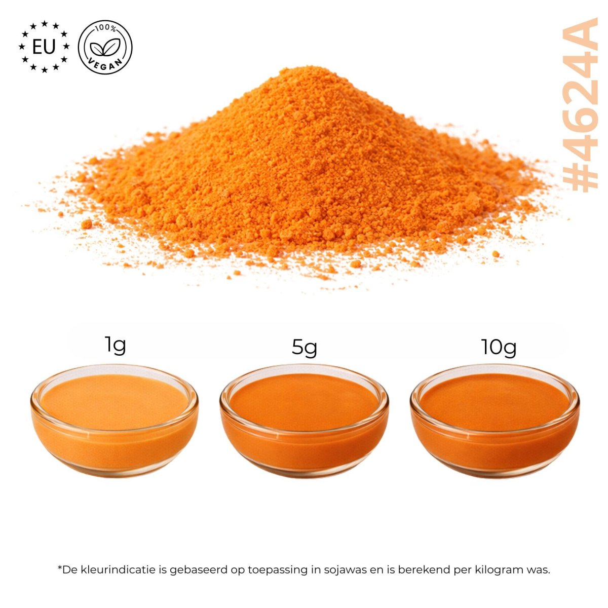 Mica Poeder Oranje - Afbeelding 2