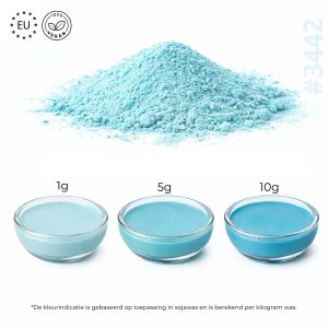 Mica Poeder Ijsberg Blauw