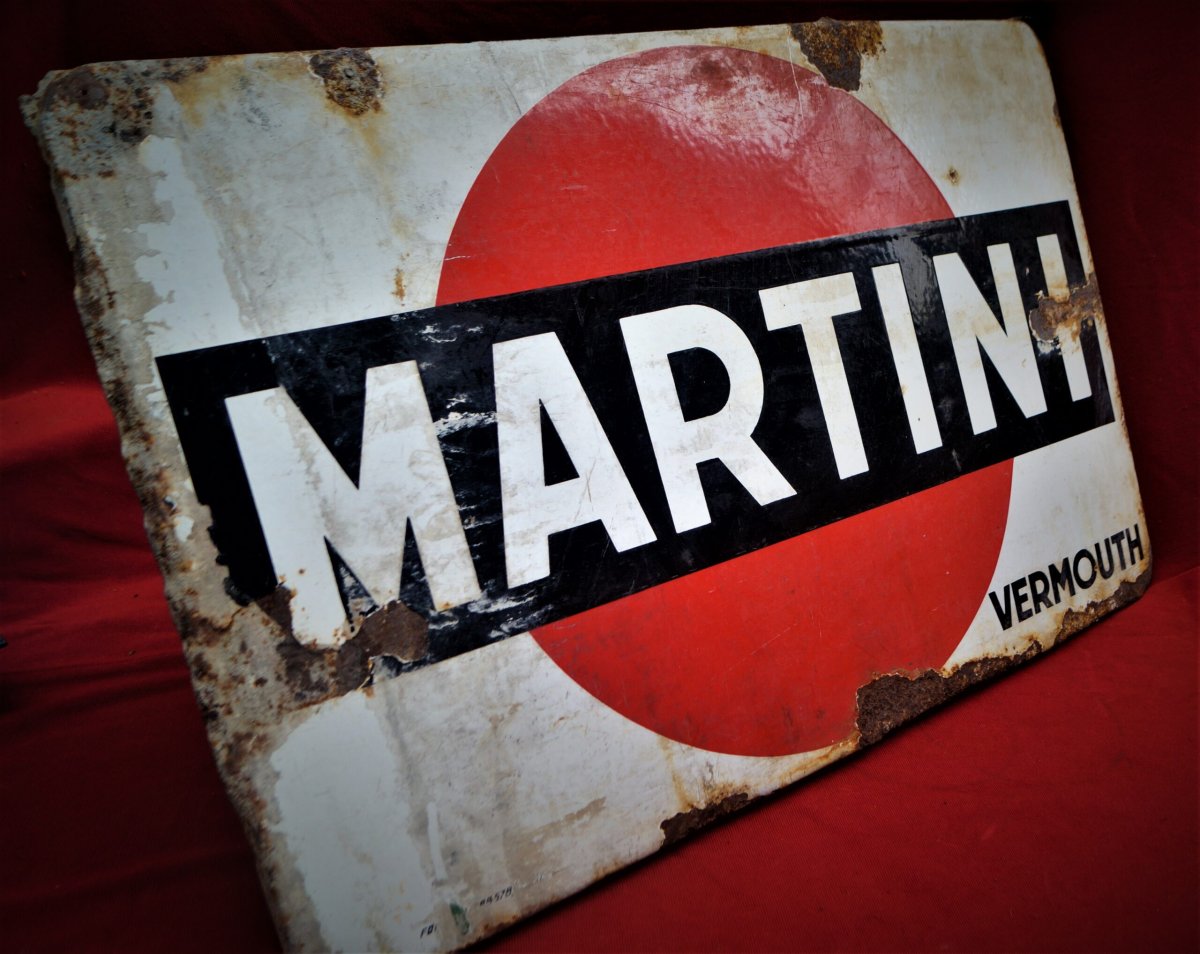 emaille bord 04 Martini - Afbeelding 3