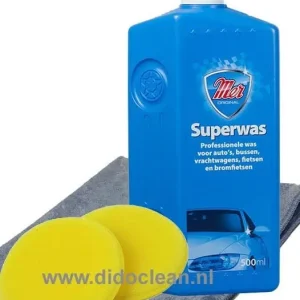 MER Superwas inclusief 2 wax applicator pads en microvezel doek