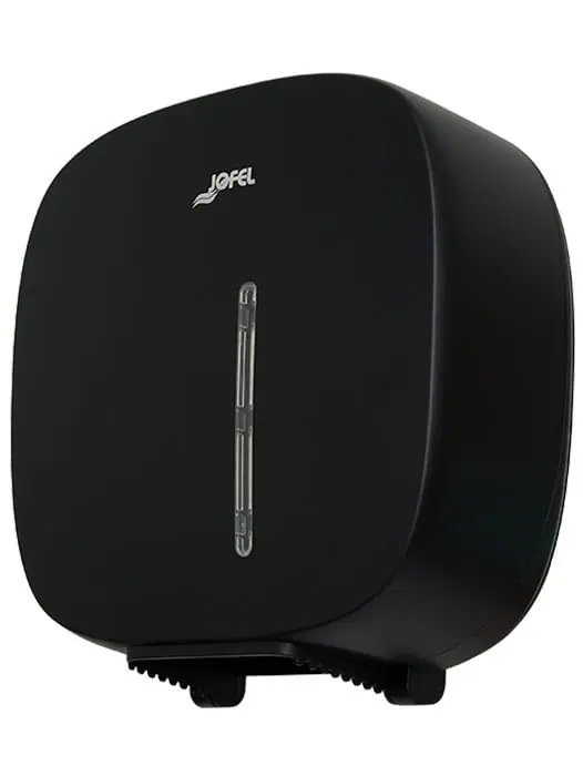 Maxi Jumbo Toiletroldispenser Timeless ZWART MAT - Afbeelding 2