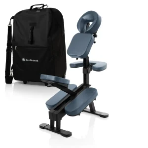 ZenGrowth Inklapbare Massagestoel Legian Blauw