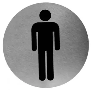 Mediclinics Pictogram man RVS