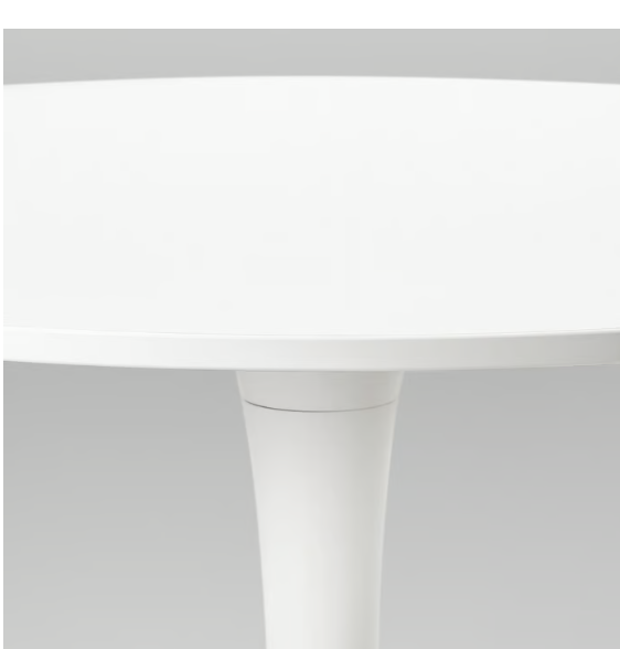 Tafel rond wit 01 - Afbeelding 3