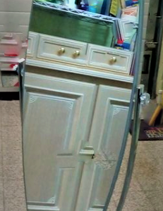 passpiegel chroom ovaal