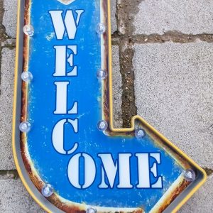 Sign 018 “Welcome” lichtreclame