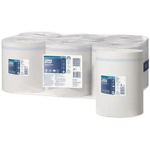 TORK Wiping Plus Poetsrol MIDI 1-laags – 100134 – 6 rollen M2
