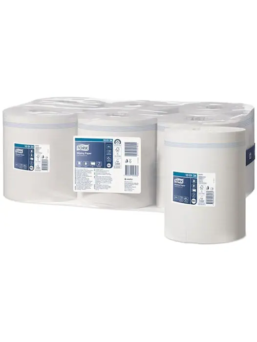 TORK Wiping Plus Poetsrol MIDI 1-laags – 100134 – 6 rollen M2 - Afbeelding 2
