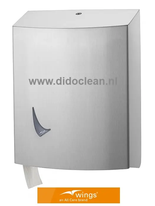 Wings RVS Toiletroldispenser voor Jumborollen