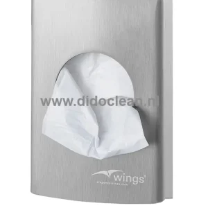 Wings RVS Hygiënezakjesdispenser voor plastic zakjes