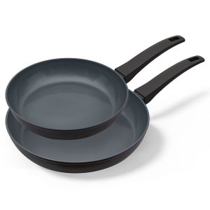 BE Living Delight Series Koekenpannenset Ø 24, 28 cm – Zwart