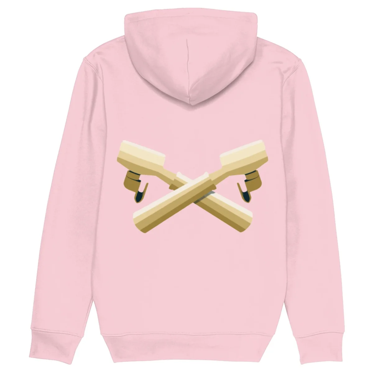 Biologische Hoodie met Espresso Design - Afbeelding 7