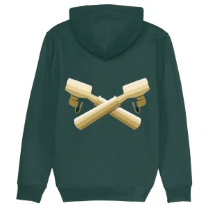 Biologische Hoodie met Espresso Design