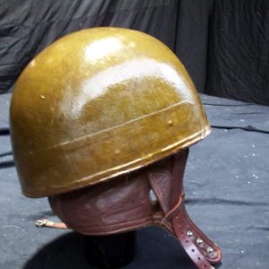 antieke motorhelm