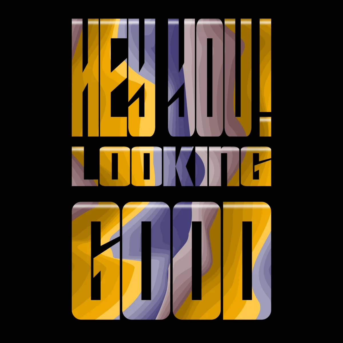 Hoodie | Hey You! Looking Good - Afbeelding 3