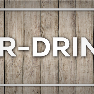 Sign 011 Bar – Drinks (wood)