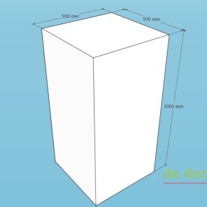 sokkel 100/50/50 cm