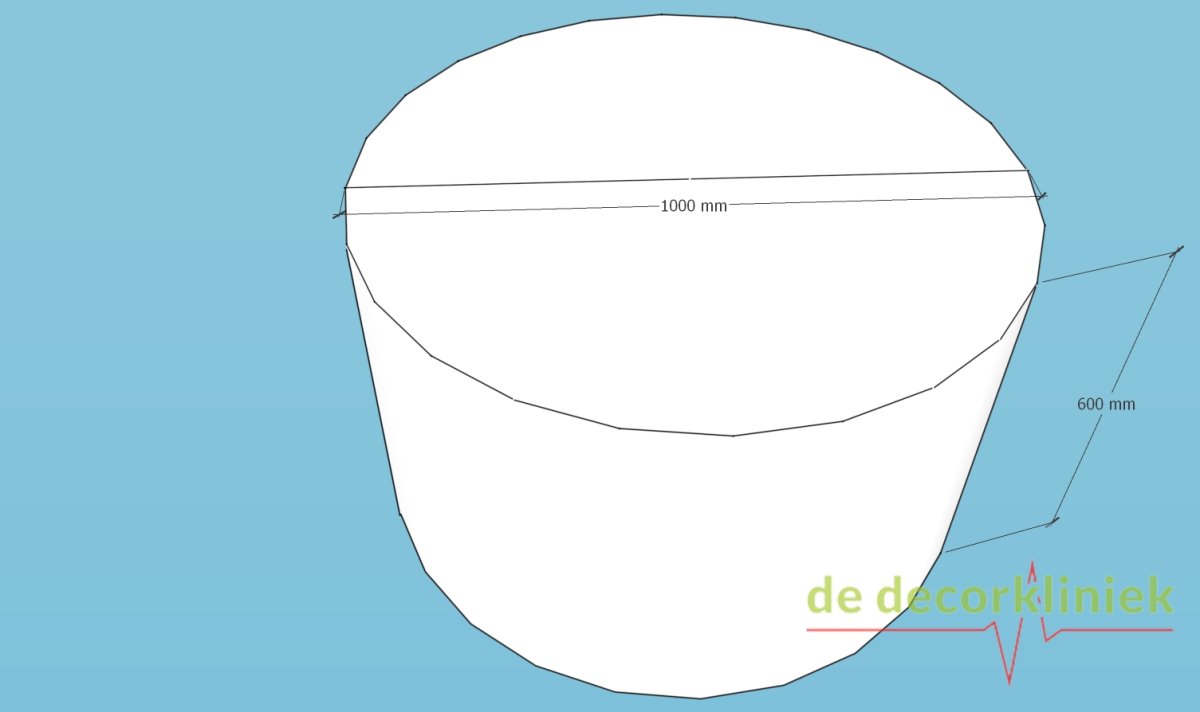 sokkel rond 100/60